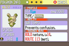 Phase 0 - Spinda (the Spot Panda Pokémon)