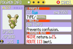 Phase 2 - Spinda (the Spot Panda Pokémon)