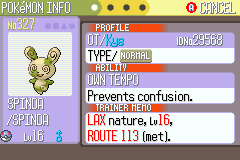 Phase 3 - Spinda (the Spot Panda Pokémon)