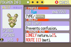 Phase 4 - Spinda (the Spot Panda Pokémon)