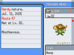 Phase 0 - Gloom (the Weed Pokémon)