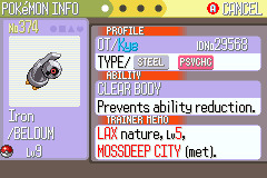 Beldum (the Iron Ball Pokémon)