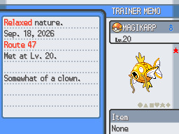 Phase 1 - Magikarp (the Fish Pokémon)