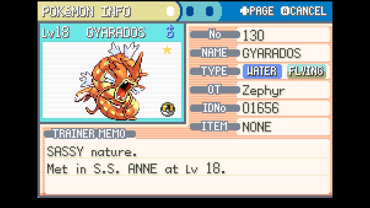 Phase 0 - Gyarados (the Atrocious Pokémon)