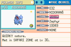 Phase 1 - Nidoran♂ (the Poison Pin Pokémon)